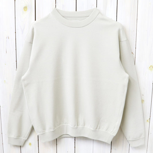 THE NORTH FACE : L/S Ripple Knit Crew (フォッシルアイボリー)