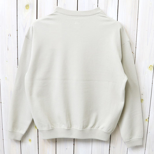 THE NORTH FACE : L/S Ripple Knit Crew (フォッシルアイボリー)