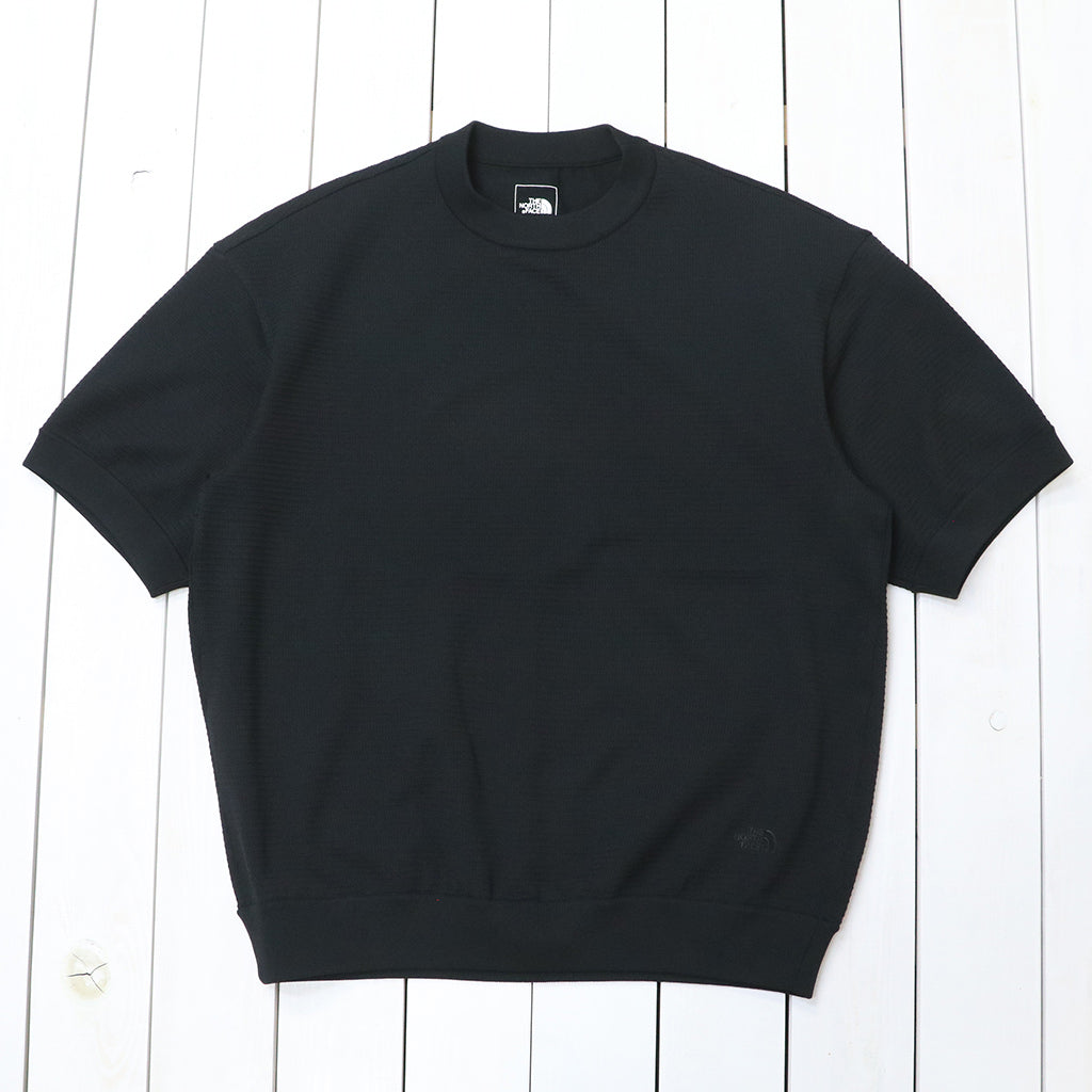 THE NORTH FACE : S/S Ripple Knit Crew (ブラック) – Reggieshop