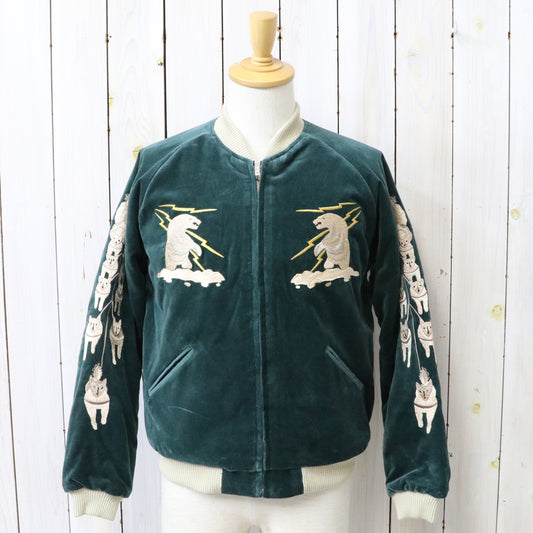 TAILOR TOYO : VELVETEEN QUILT SUKA (GREEN)
