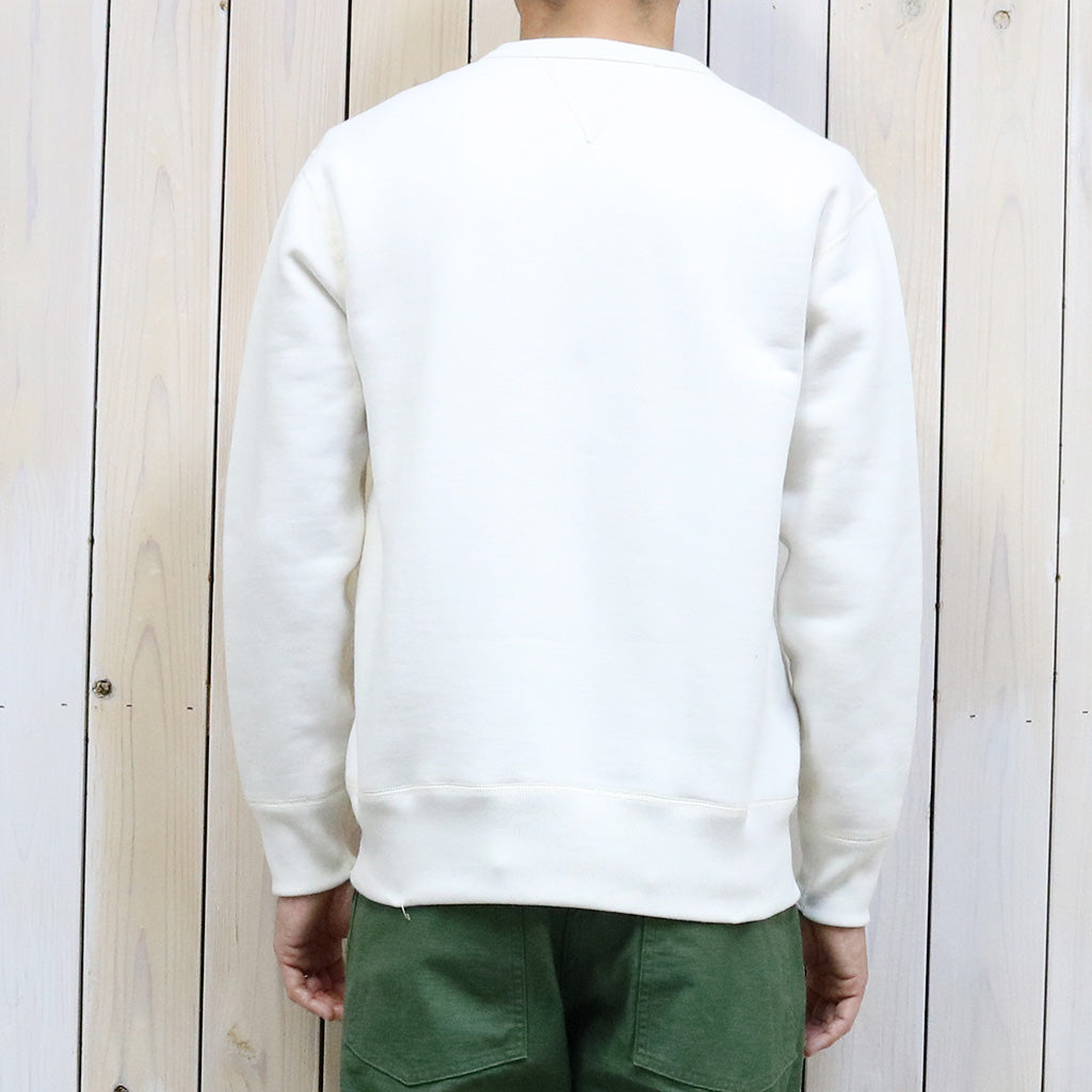 JOE McCOY『10oz.LOOPWHEEL CREWNECK SWEATSHIRT』(MILK)