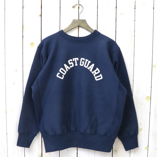 【SALE30%OFF】The REAL McCOY’S『HEAVYWEIGHT CREWNECK/COASTGUARD』(NAVY)