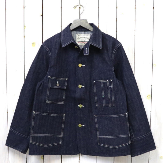 WAREHOUSE『Lot 2165 INDIGO HERRINGBONE COVERALL WITH CHINSTRAP』