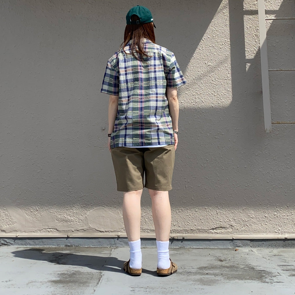 WAREHOUSE『Lot 1218 MILITARY HERRINGBONE SHORTS』(ODグリーン)