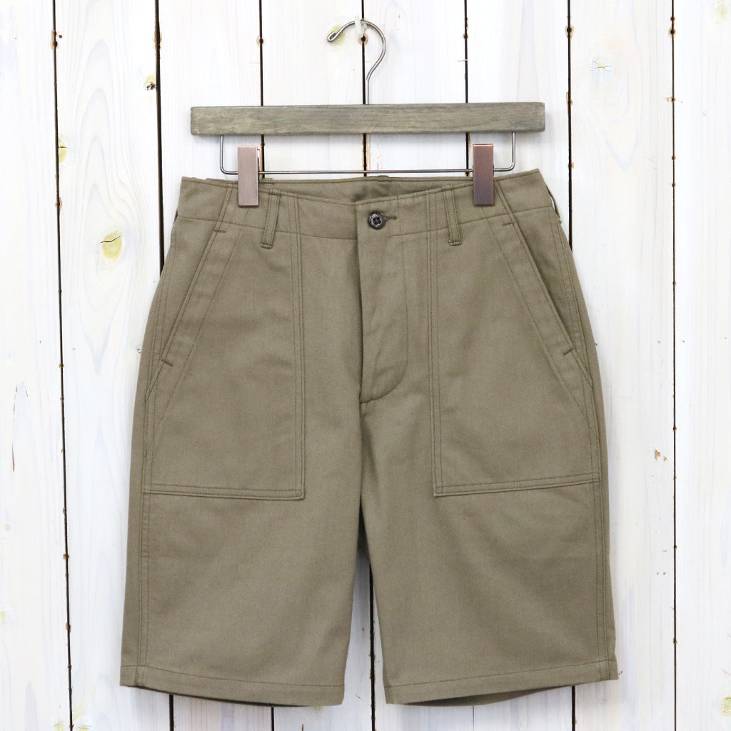 WAREHOUSE『Lot 1218 MILITARY HERRINGBONE SHORTS』(ODグリーン