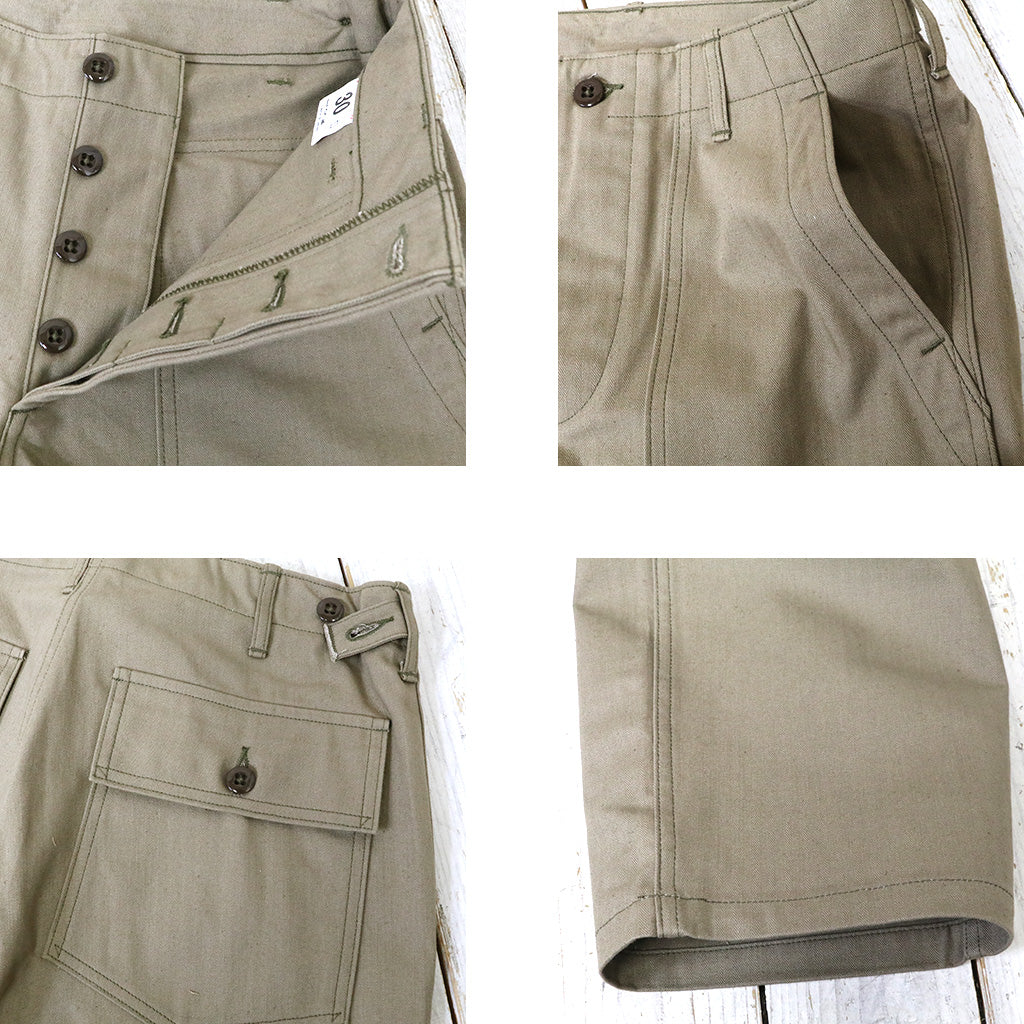 WAREHOUSE : Lot 1086 MILITARY HERRINGBONE PANTS (ODグリーン)