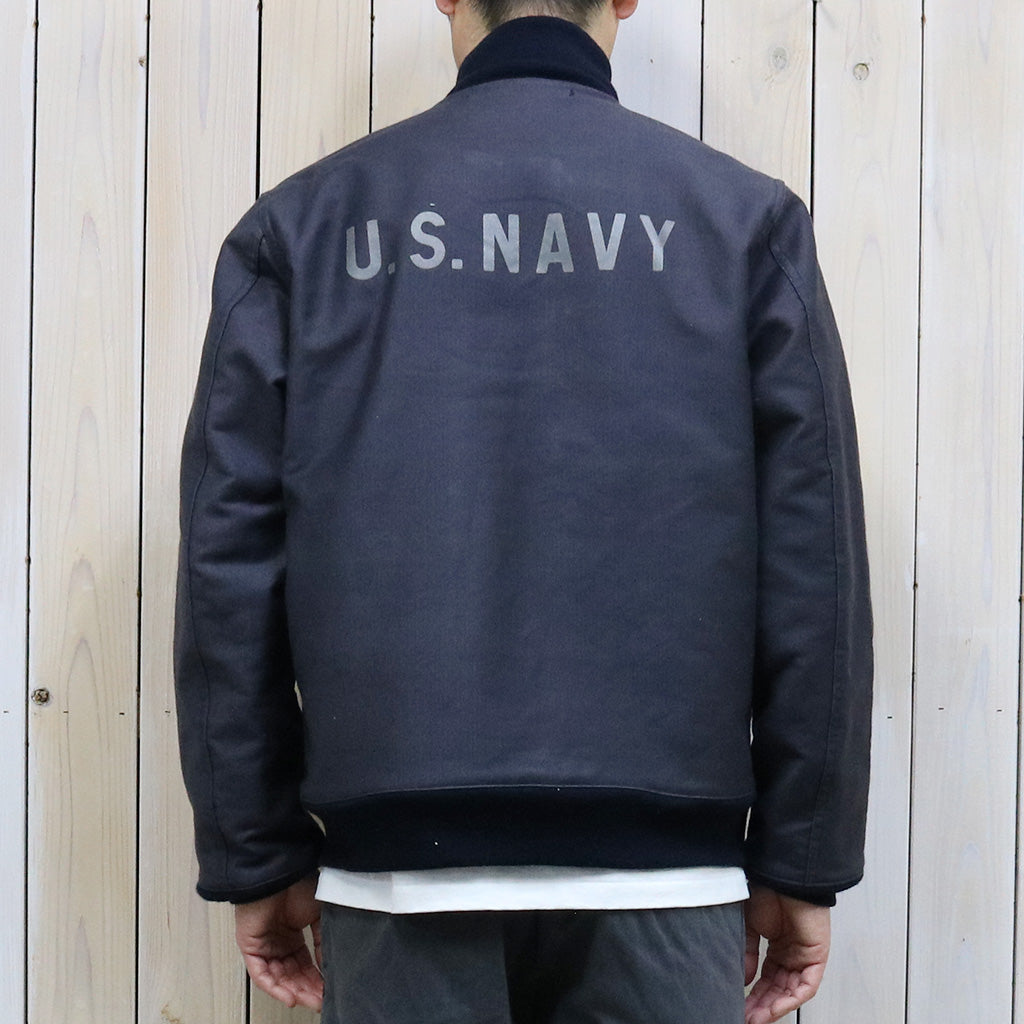 WAREHOUSE "Lot 2208 U.S.NAVY 6HOOK DECK JACKET BLOOD CHIT NAVY BLUE(NXss-23181)ブラッドチット無"