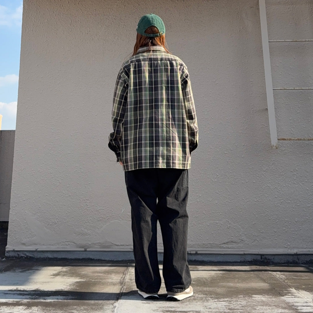 WAREHOUSE : Lot 3063 1930’S WPA ONE POCKET PULLOVER SHIRTS (GREEN)