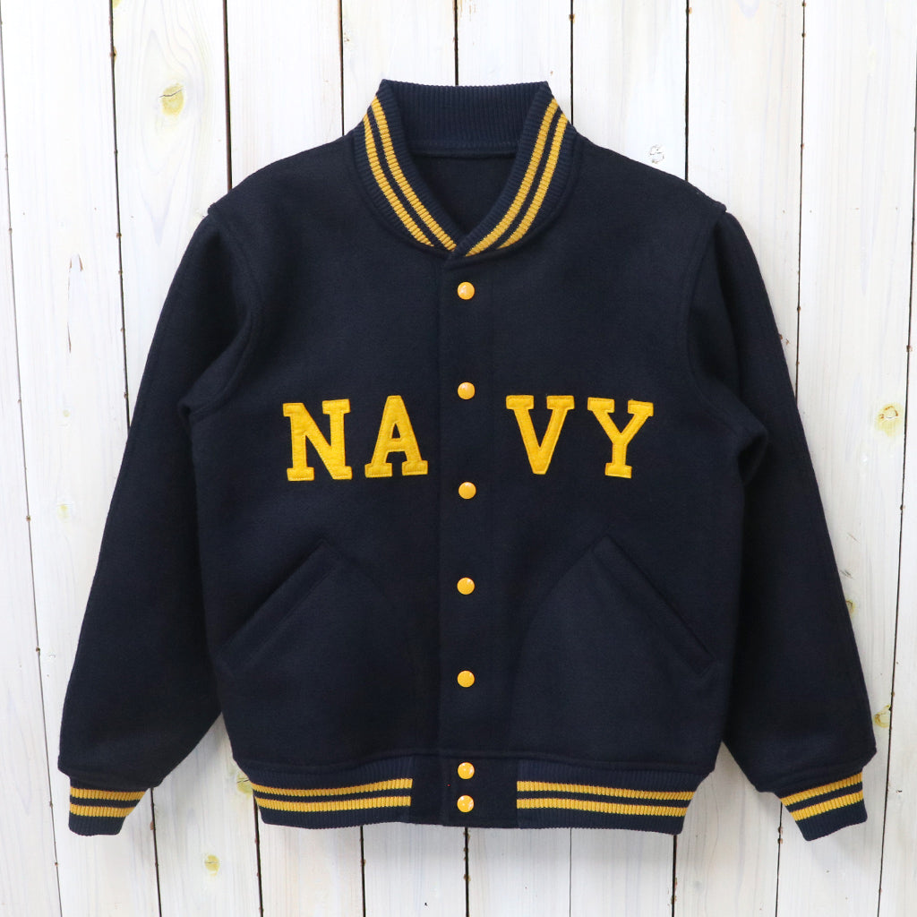 WAREHOUSE : Lot 2240 1950'S NAVY VARSITY JACKET (アップリケ