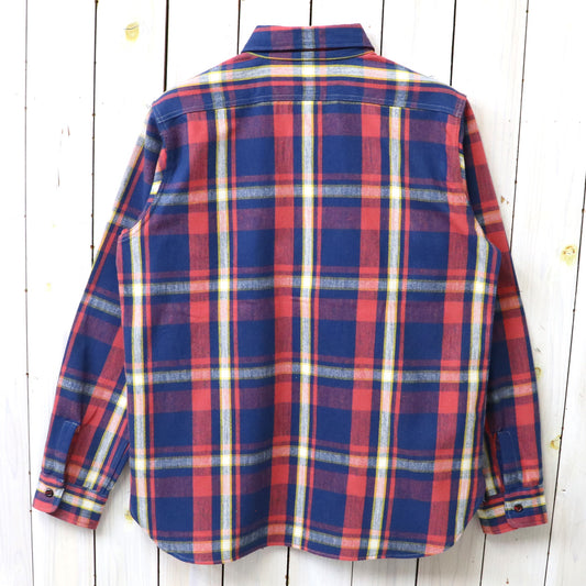 John Gluckow : Lot JG-06-2 The Modern Flannel-the notched pockets (B柄 NAVY/RED)