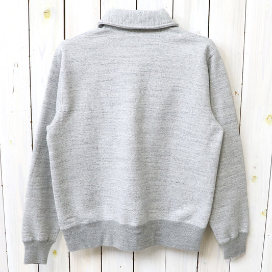WHITESVILLE : HALF ZIP SWEAT SHIRT (H.GRAY)
