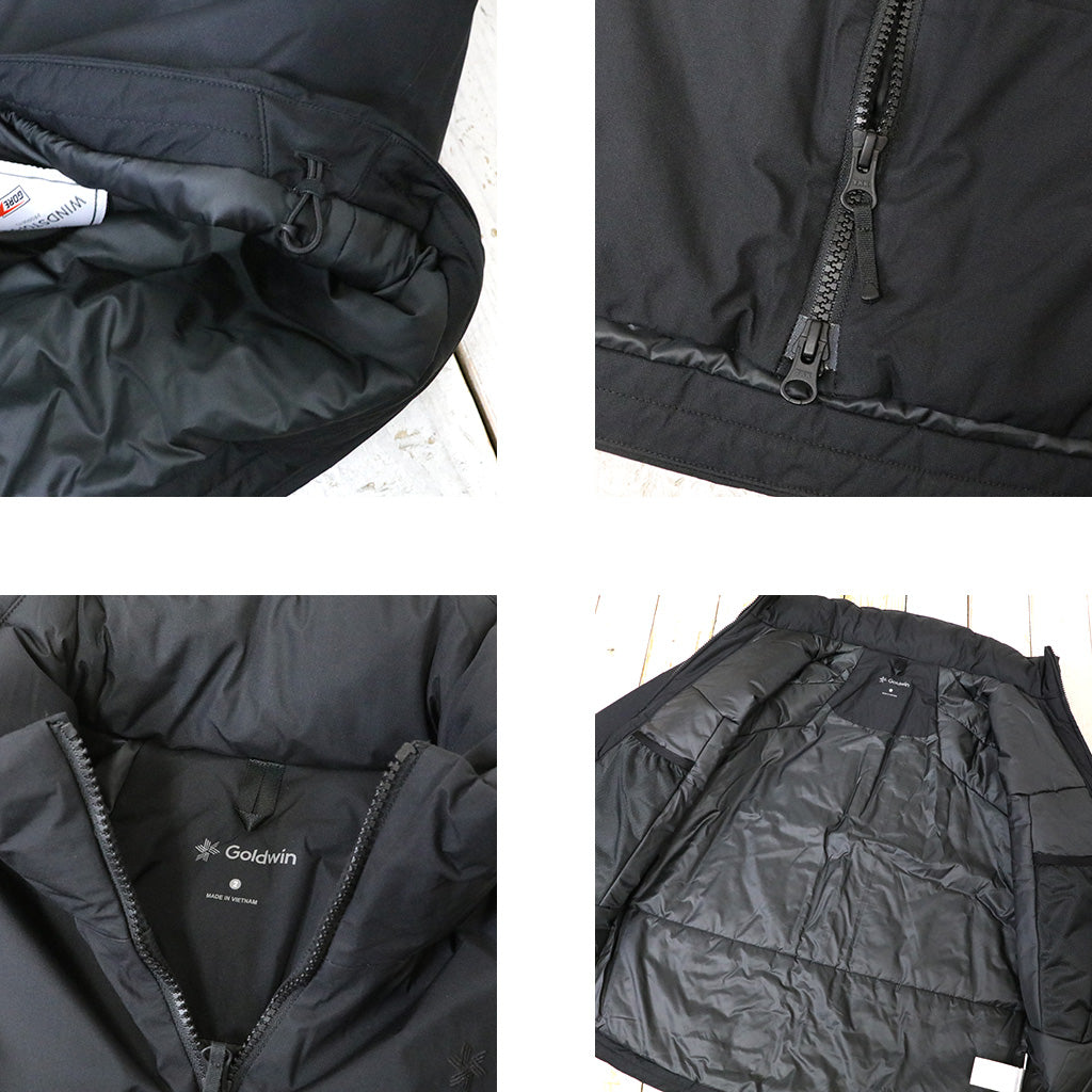 Goldwin『GORE-TEX WINDSTOPPER Puffy Mil Jacket』(ブラック)