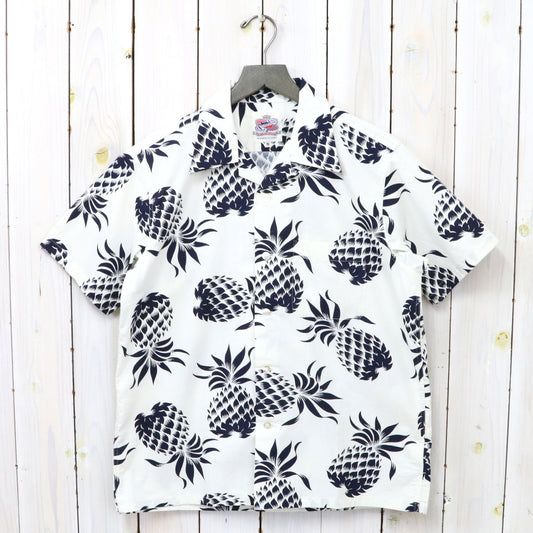 DUKE KAHANAMOKU『S/S COTTON HAWAIIAN SHIRT-DUKE’S PINEAPPLE』(OFF WHITE)
