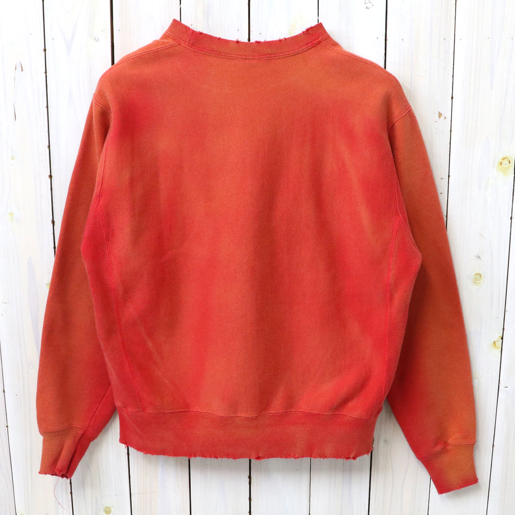 Champion : US企画 VINTAGE 日焼け加工 REVERSE WEAVE CREWNECK (RED)