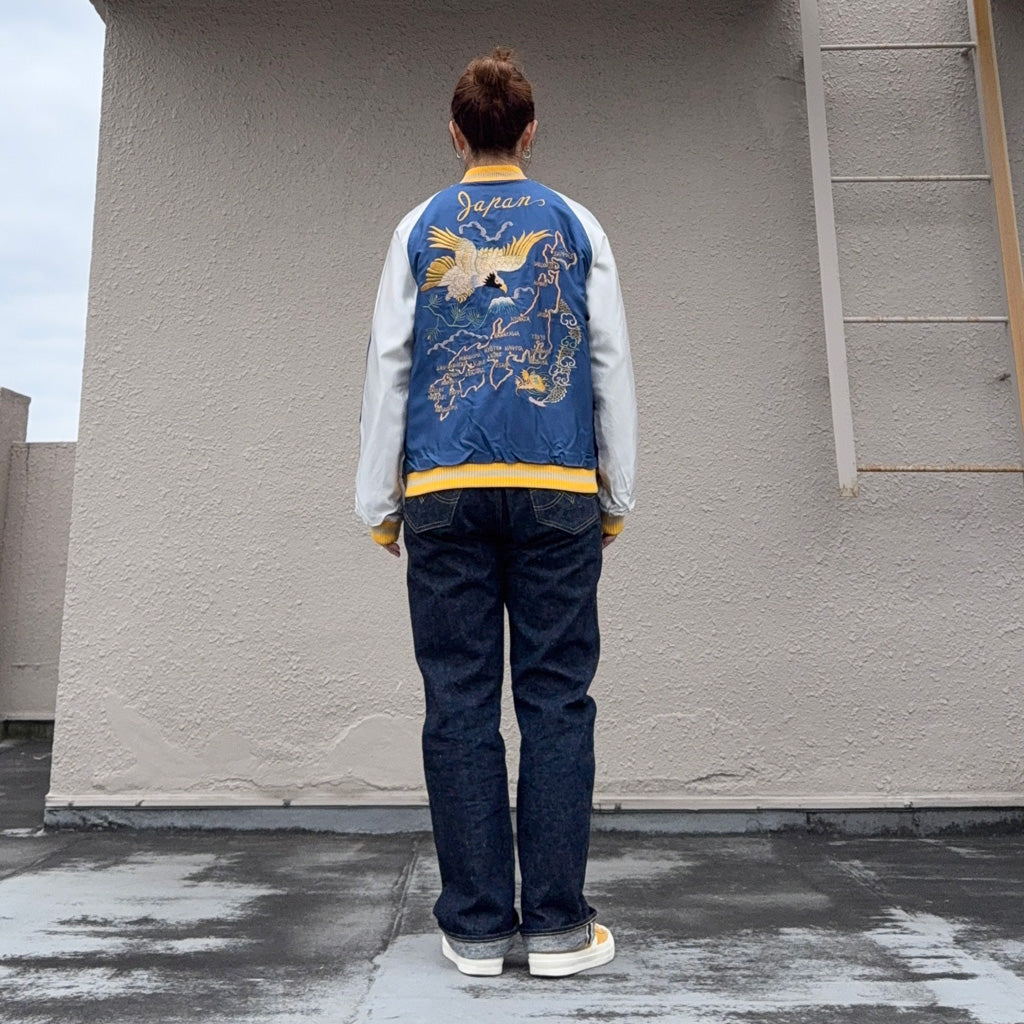 TAILOR TOYO : VELVETEEN SOUVENIR JACKET “GOLD DRAGON & GOLD TIGER”×”JAPAN MAP”