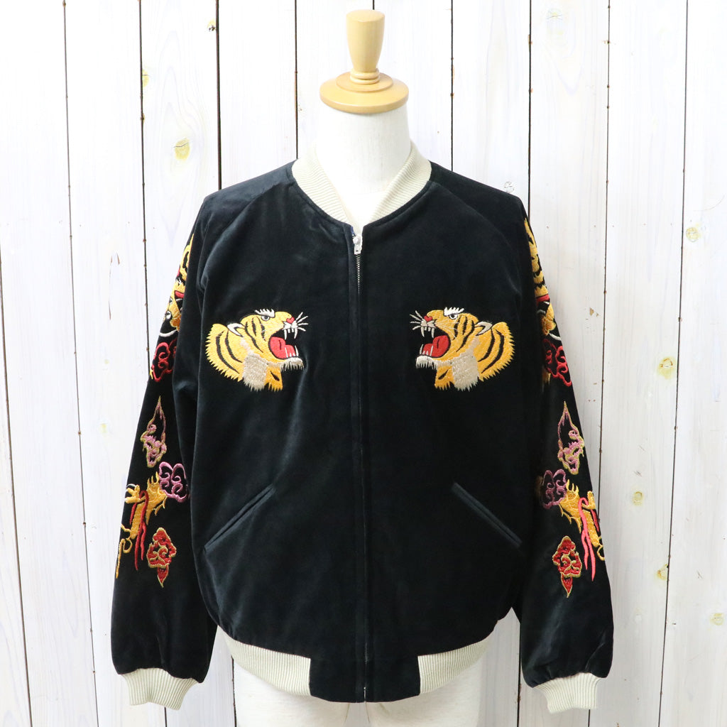 TAILOR TOYO : VELVETEEN SOUVENIR JACKET “GOLD DRAGON & GOLD TIGER”×”JAPAN MAP”