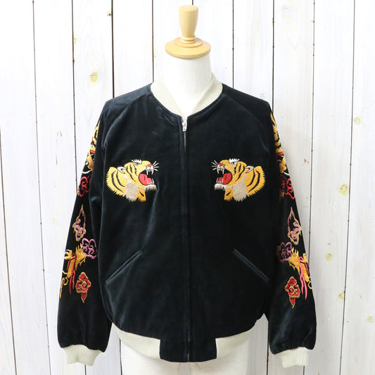 TAILOR TOYO : VELVETEEN SOUVENIR JACKET “GOLD DRAGON & GOLD TIGER”×”JAPAN MAP”