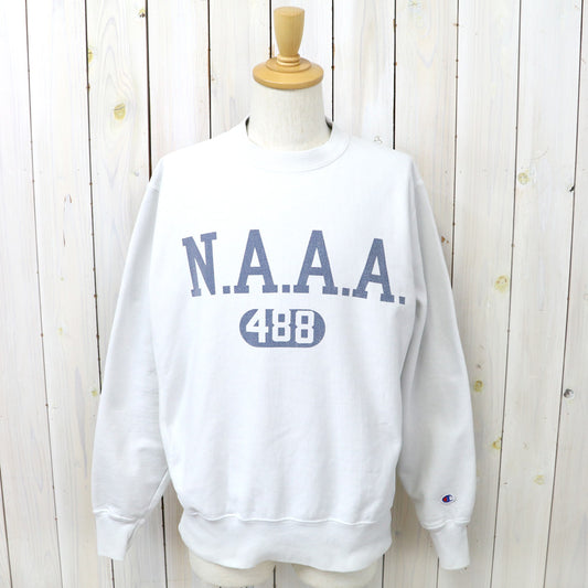 Champion : US企画 VINTAGE加工 N.A.A.A REVERSE WEAVE CREWNECK (GREY)