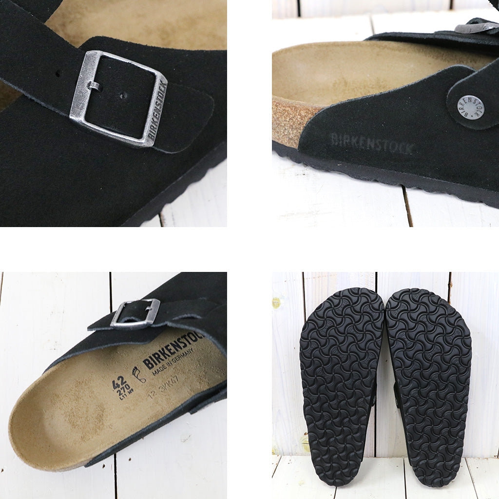 BIRKENSTOCK : BOSTON-regular (Black) (1027142)