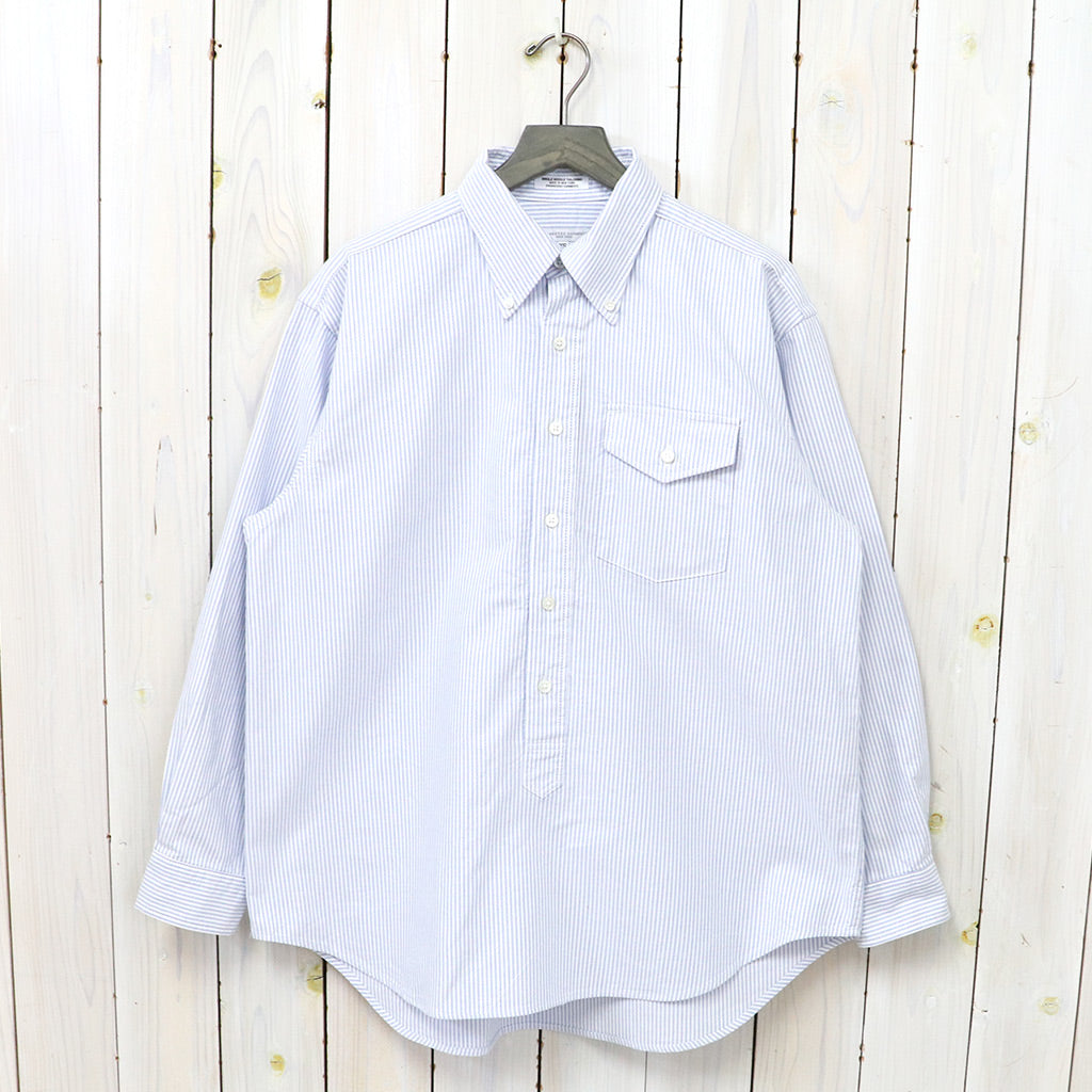 ENGINEERED GARMENTS『IVY BD Shirt-Candy Stripe Oxford』(Navy)