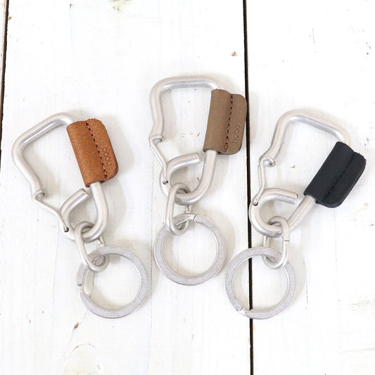 hobo『Carabiner Key Ring S with Cow Leather』
