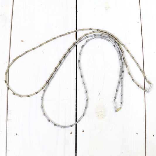 hobo『Beads Necklace Hematite』