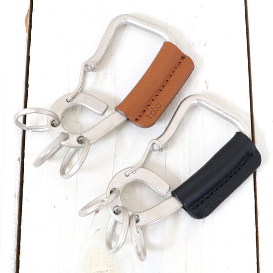 hobo『Carabiner Key Ring L with Cow Leather』