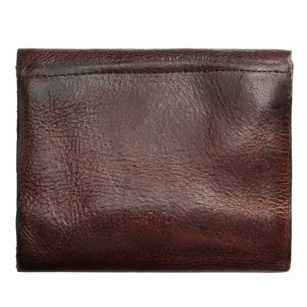 Double RL : CONCHO LEATHER WALLET (DARK BROWN)