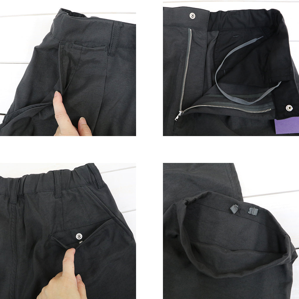 THE NORTH FACE PURPLE LABEL : Nylon Twill Wide Field Pants (Asphalt Gray)