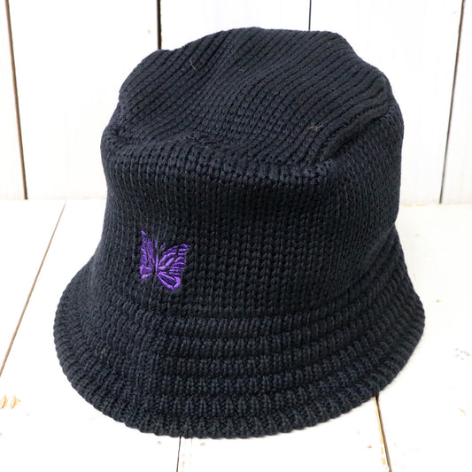 Needles : Bucket Hat-Merino Wool (Black)