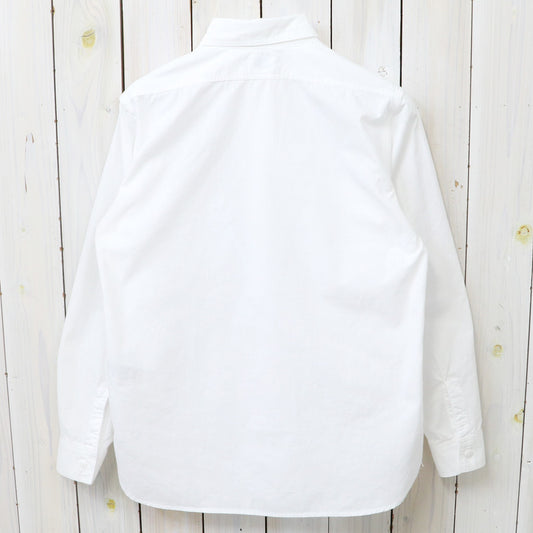 orSlow : SLIM FIT WORK SHIRT (WHITE CHAMBRAY) (01-8070-69)