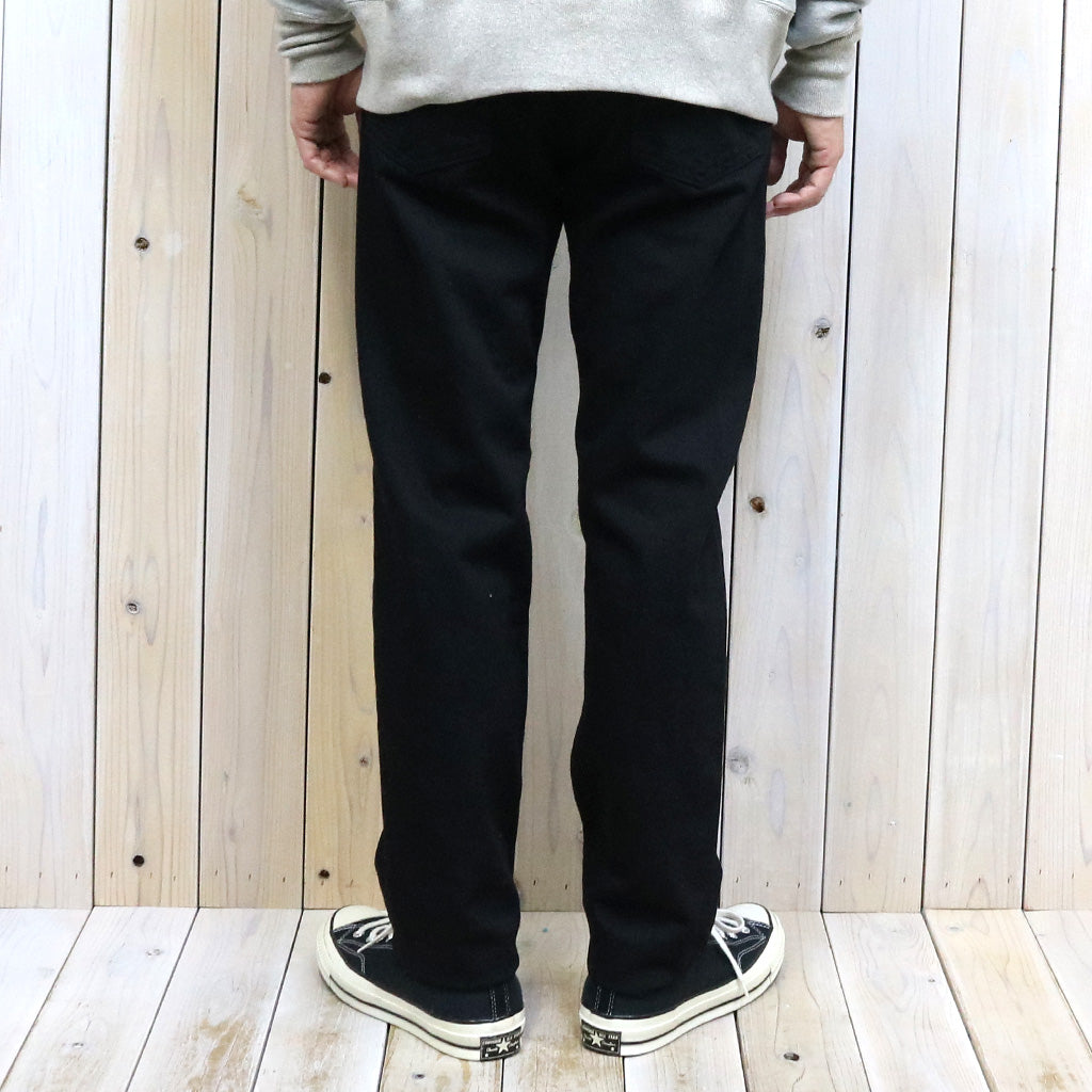 orSlow : 107 IVY FIT BLACK DENIM (BLACK)