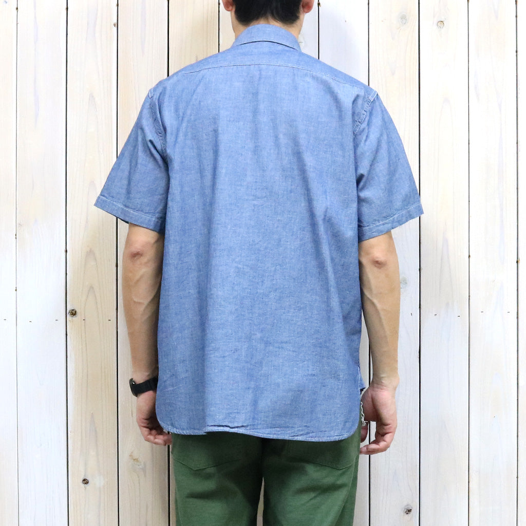 orSlow : SHORT SLEEVE CHAMBRAY WORK SHIRTS (CHAMBRAY)
