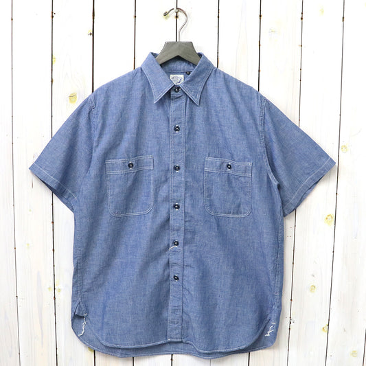 orSlow : SHORT SLEEVE CHAMBRAY WORK SHIRTS (CHAMBRAY)