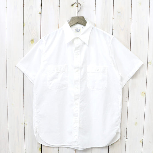 orSlow : SHORT SLEEVE CHAMBRAY WORK SHIRTS (WHITE)