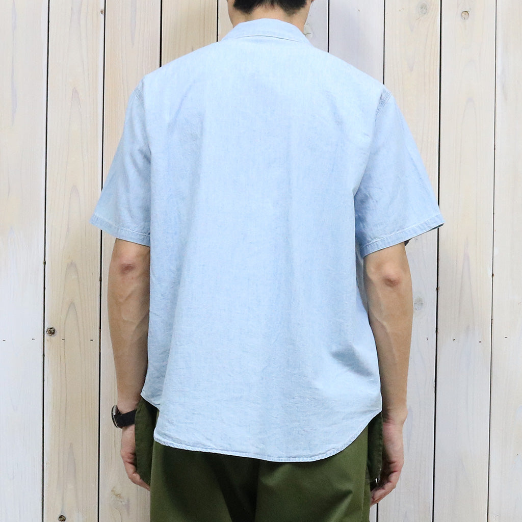 orSlow『SHORT SLEEVE WORK SHIRTS』(CHAMBRAY BLEACHED)