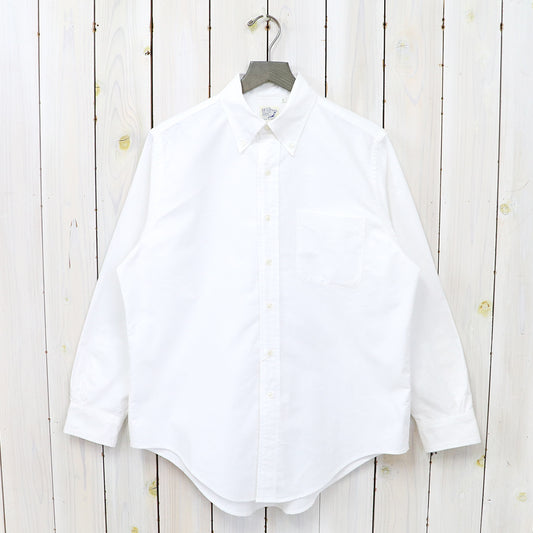orSlow : STANDARD OXFORD BUTTON DOWN SHIRT (WHITE)
