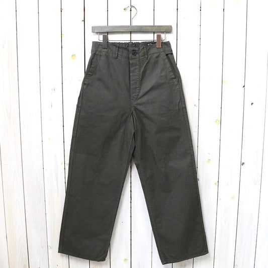 orSlow : WIDE FIT FRENCH WORK PANTS (COFFEE BROWN)