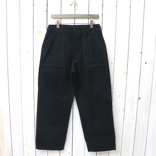 orSlow : HERRINGBONE SUMMER FATIGUE PANTS (BLACK)