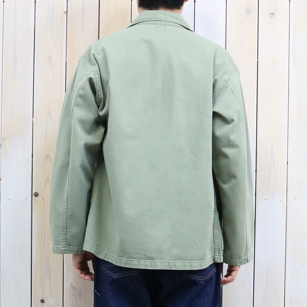 orSlow : 4 POCKETS U.S ARMY SHIRT JACKET (GREEN)