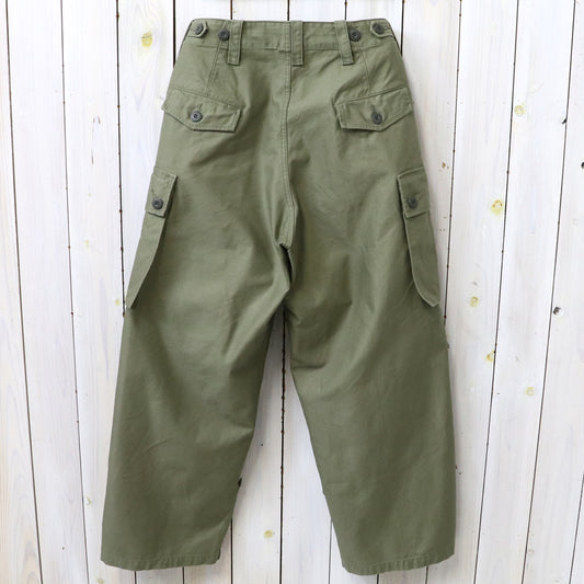 orSlow : WIDE FIT CARGO PANTS (ARMY GREEN)