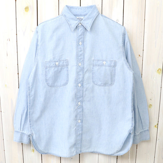 orSlow : RELAX FIT CHAMBRAY WORK SHIRT (CHAMBRAY BLEACHED) (01-8270-99)