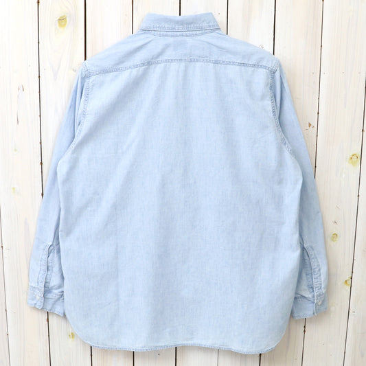orSlow : RELAX FIT CHAMBRAY WORK SHIRT (CHAMBRAY BLEACHED) (01-8270-99)