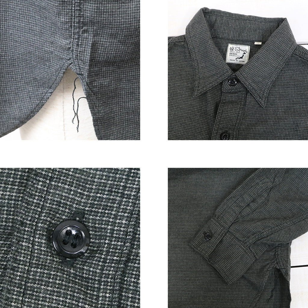 orSlow : RELAXED FIT MELANGE FLANNEL SHIRT (01-8270-160)