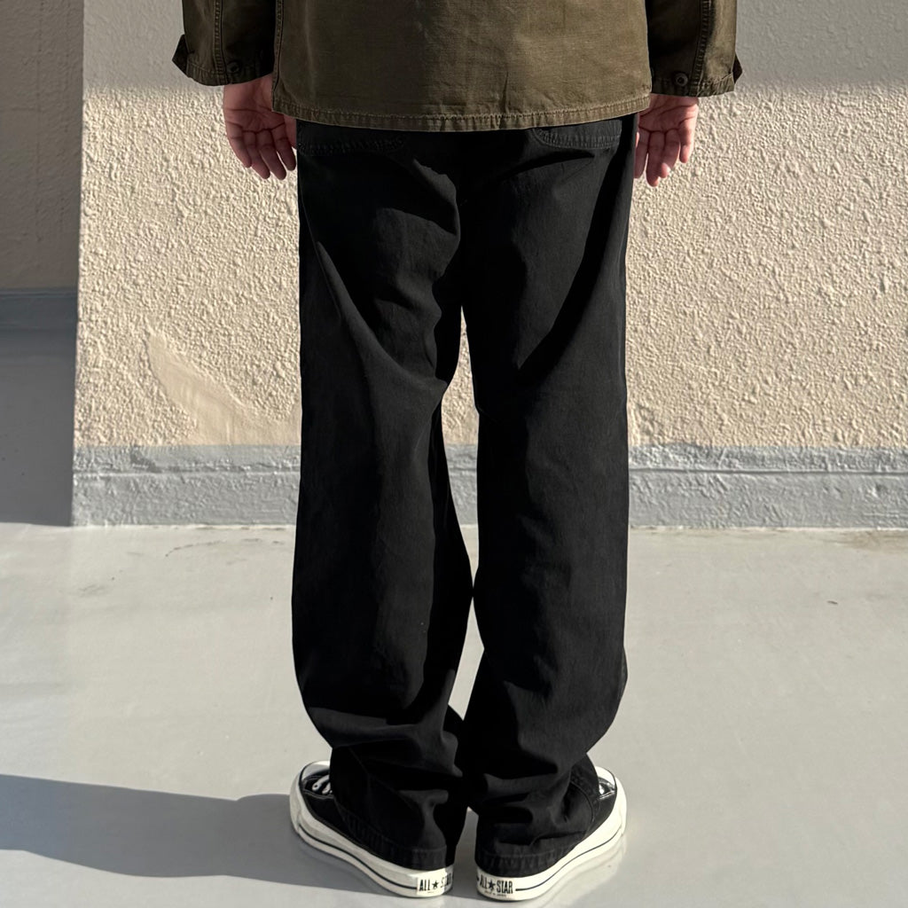 orSlow : DOUBLE KNEE CANVAS WORK TROUSERS (BLACK) (01-5329-61S)