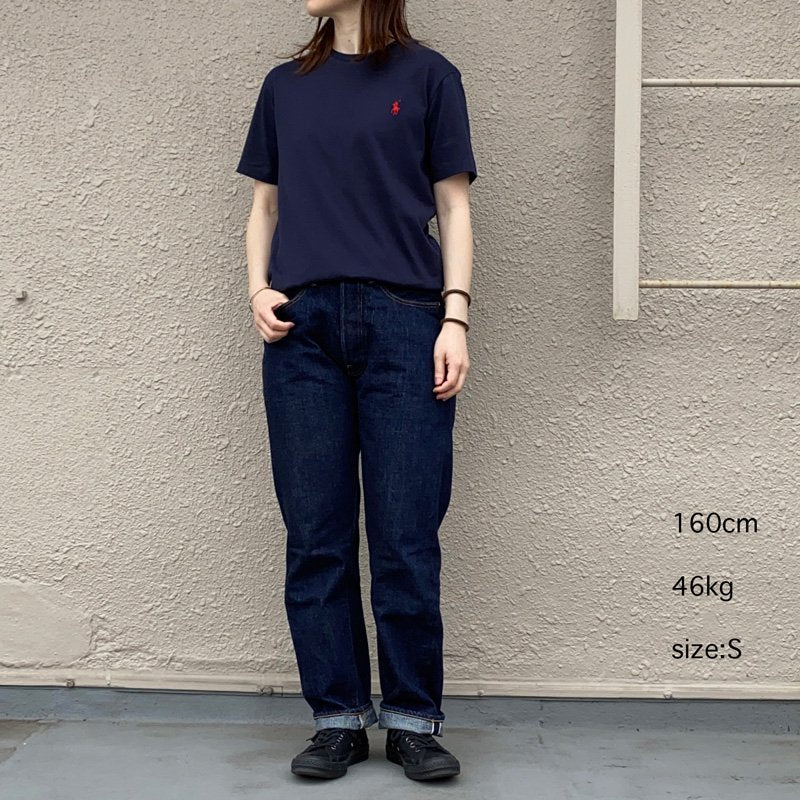 POLO RALPH LAUREN『カスタム スリム クルーネック Tシャツ』(NAVY)