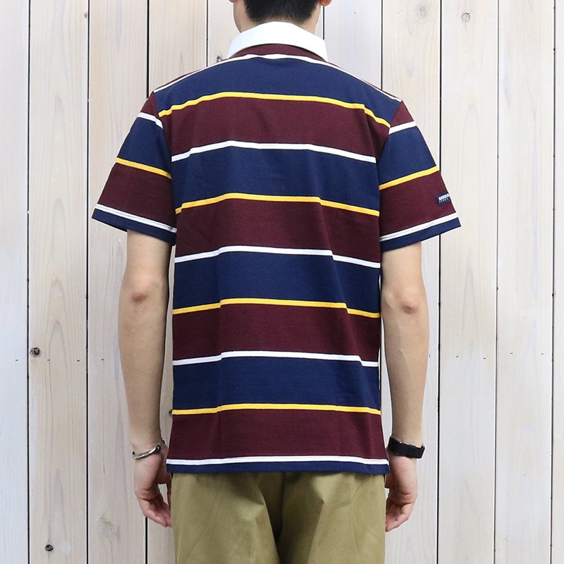 BARBARIAN『LIGHT WEIGHT RUGBY SHIRTS S/S』(NAVY/GOLD/HARVARD/WHITE)