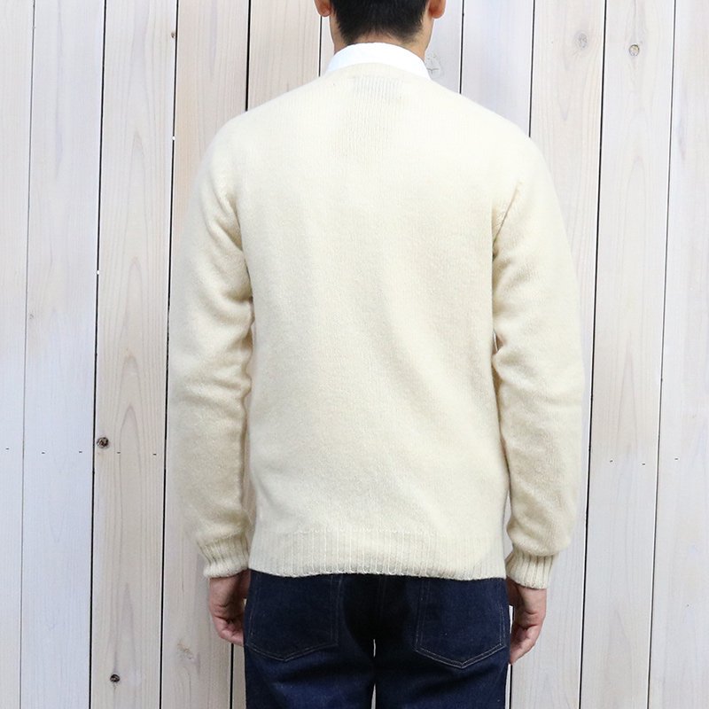 INVERALLAN『Crew Neck Sweater-Saddle』(Cream)