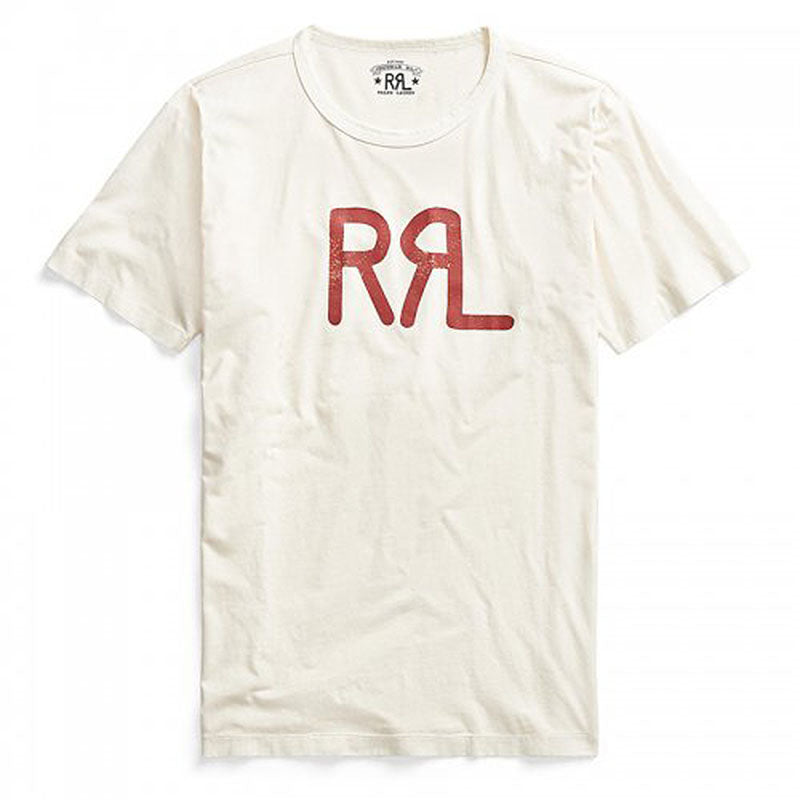 Double RL『RRL LOGO COTTON JERSEY TEE』(NATURAL)