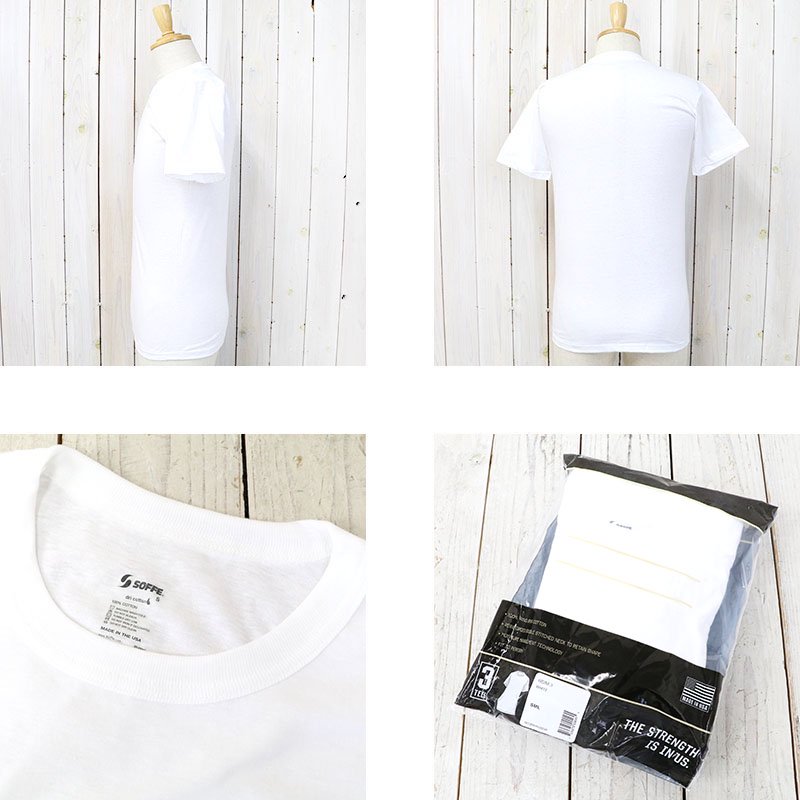 SOFFE : MILITARY 3 PACK TEE (WHITE)